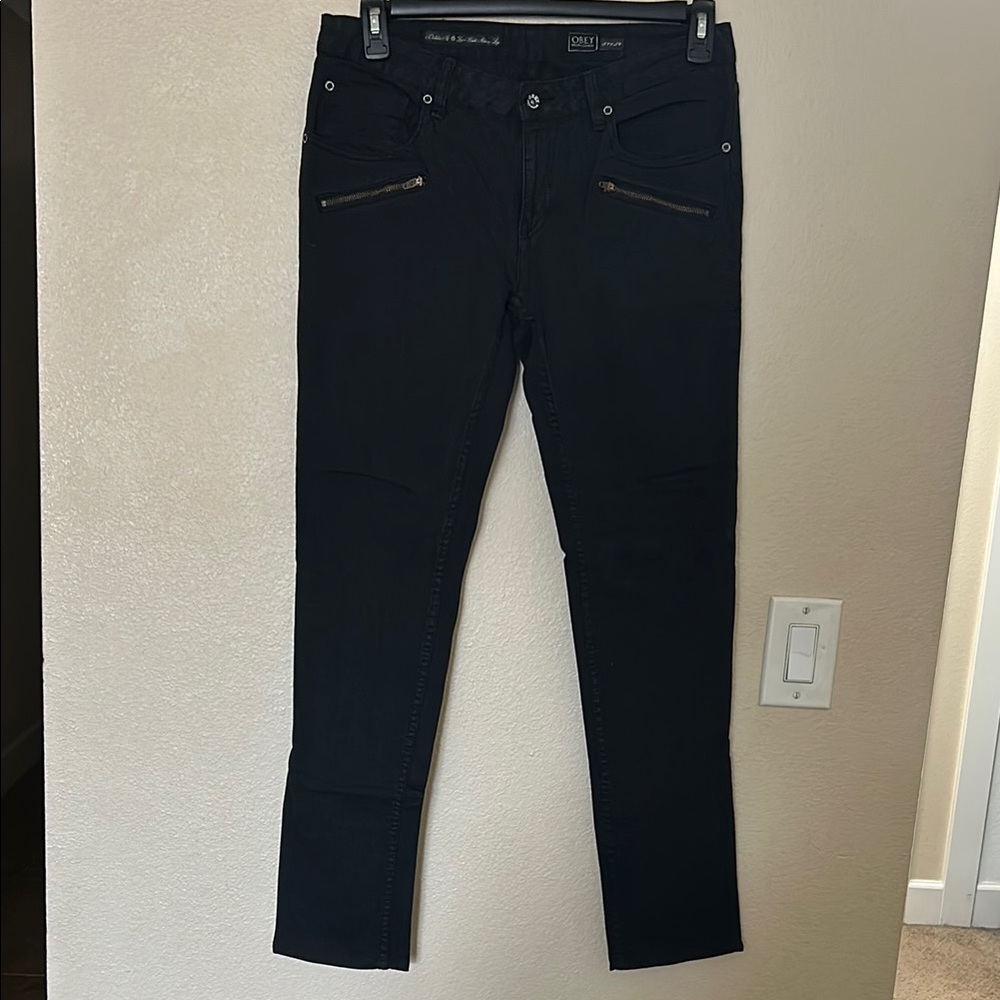 Obey Black Skinny Jeans
